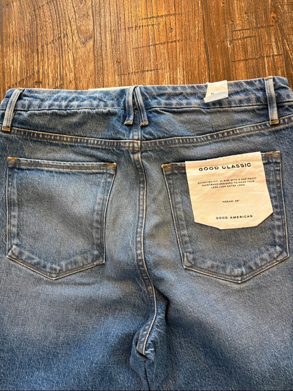 Good American Good Classic Jeans Blue754 Size 14/32 NWT - Picture 3 of 6